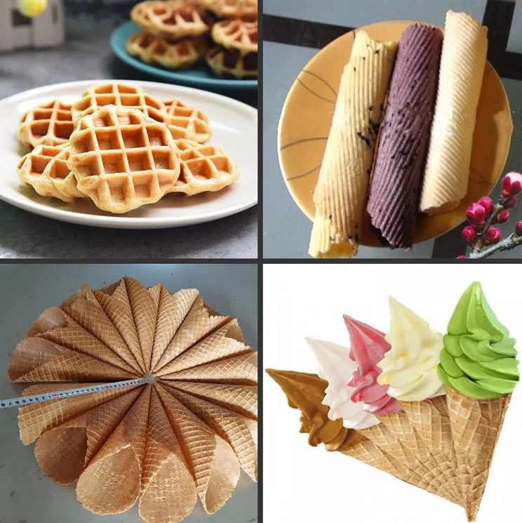 Large Capacity Ice Cream Cone Maker Machine Waffle Cone Maker