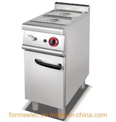 Aparelho de cozinha ocidental Forno combinado a gás Bain Marie com gabinete